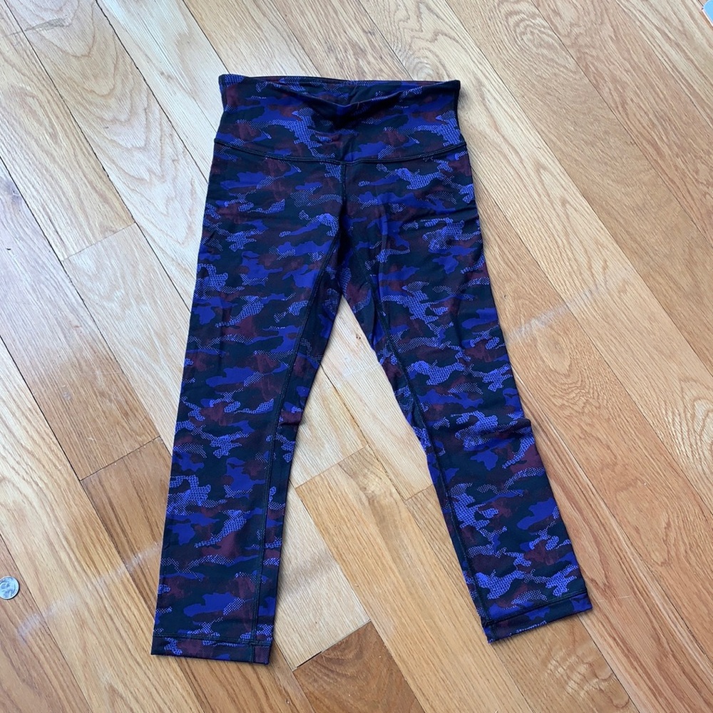 Purple Camo lululemon wonder unders